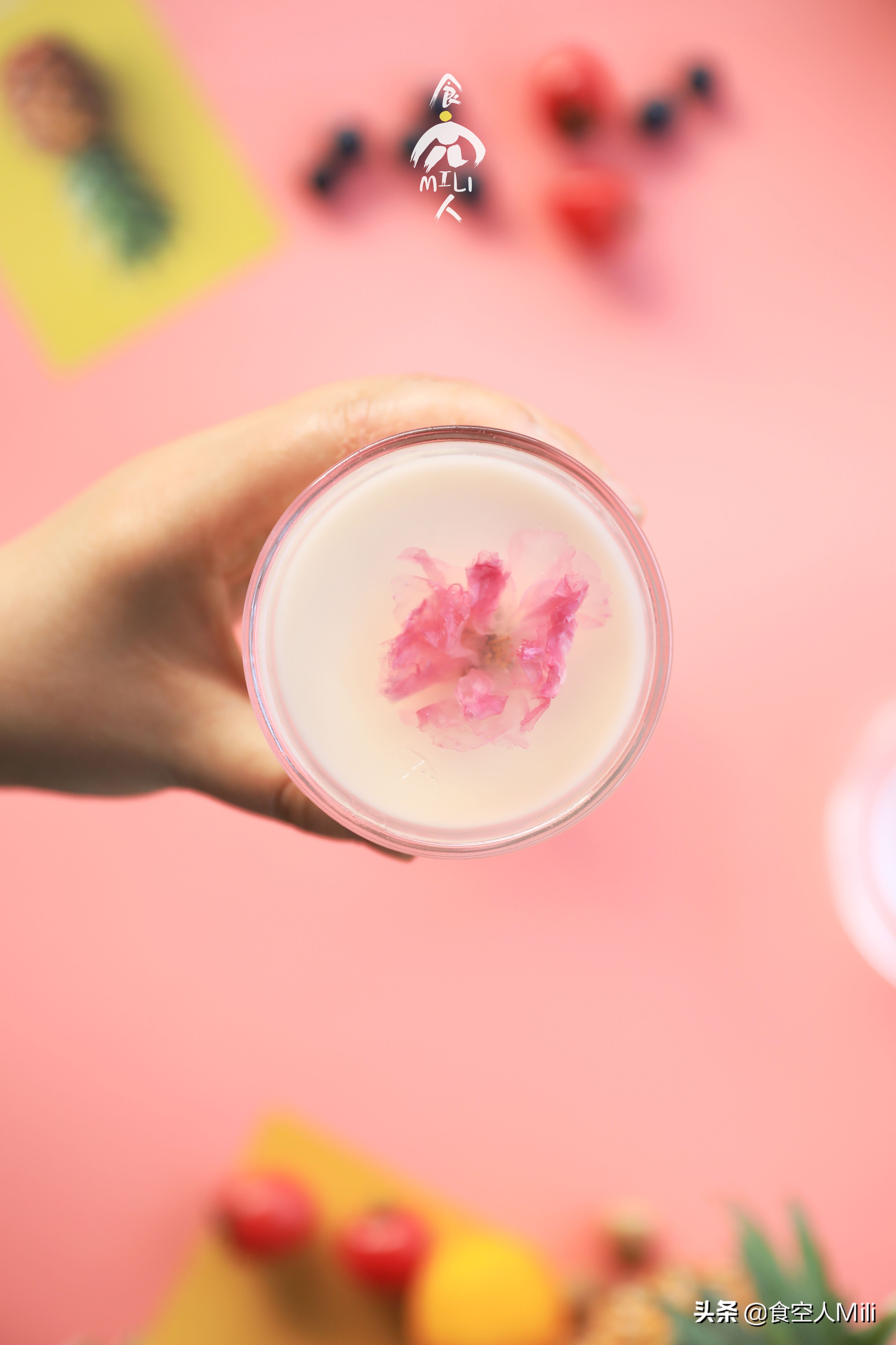 最火的樱花果冻甜品,超醇滑芝士布丁