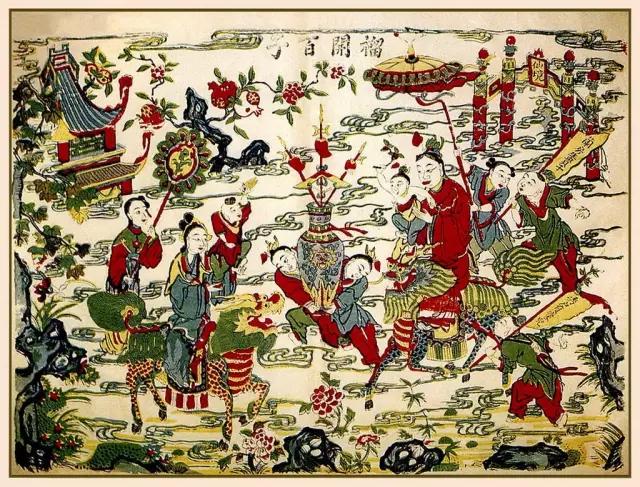 古画里除夕的传说与习俗，好看