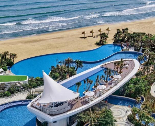 惠州海边酒店无边际泳池,惠州无边泳池民宿