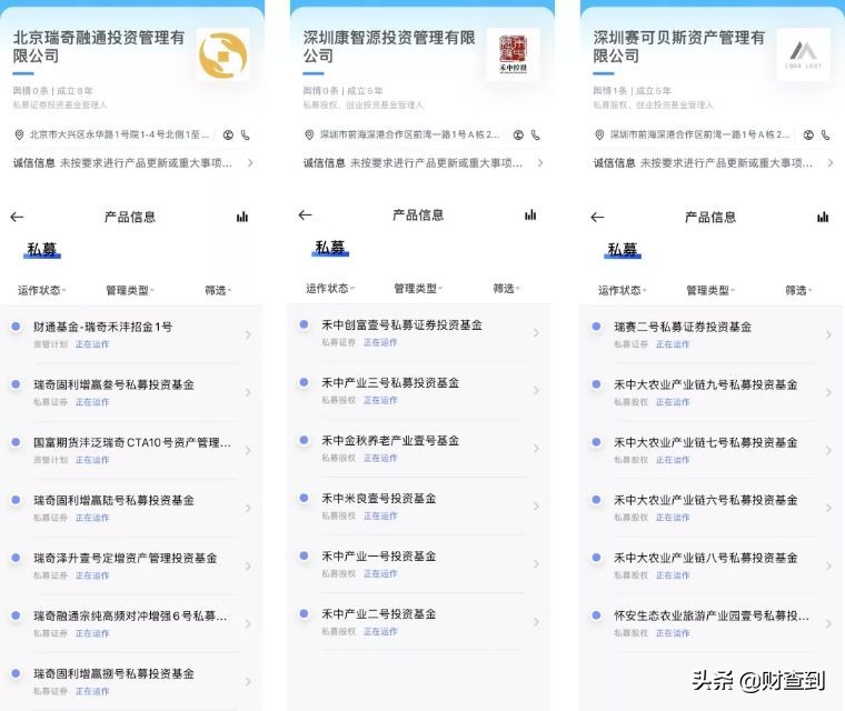 瑞奇融通非法集资,瑞奇融通私募基金的风险