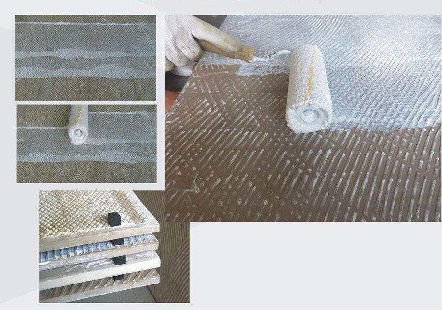 铺地暖的地砖非要刷瓷砖背胶吗,师傅说地砖刷背胶