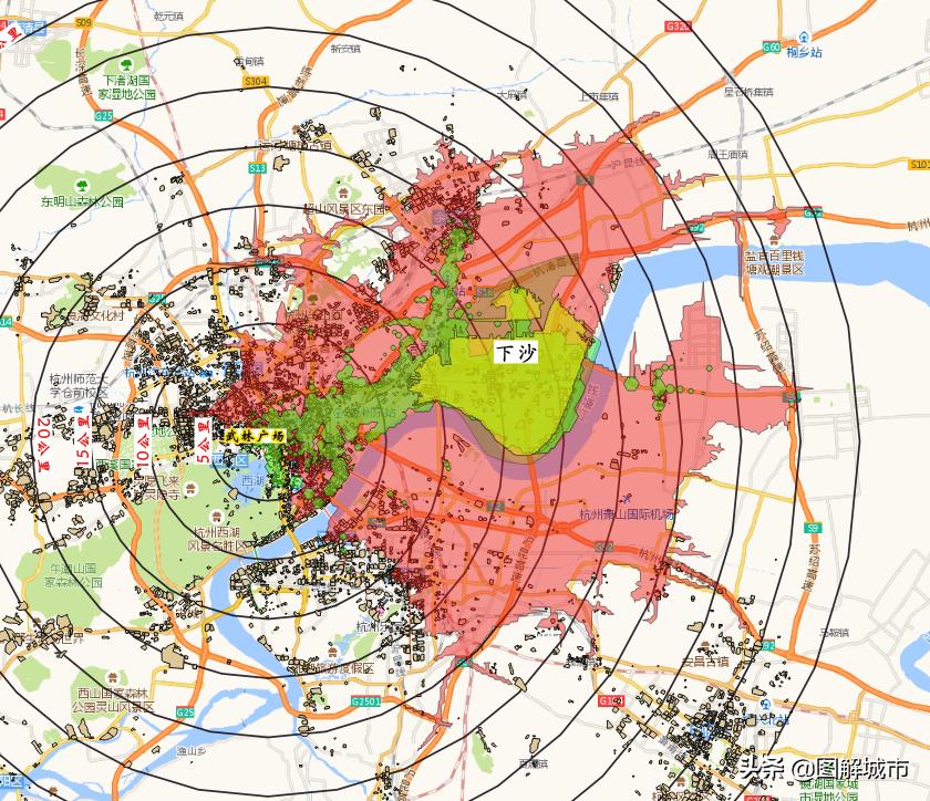 杭州下沙为什么那么繁华,杭州市余杭下沙地图