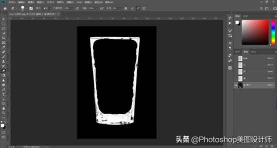 ps抠取透明物体教程,ps中抠透明玻璃酒杯