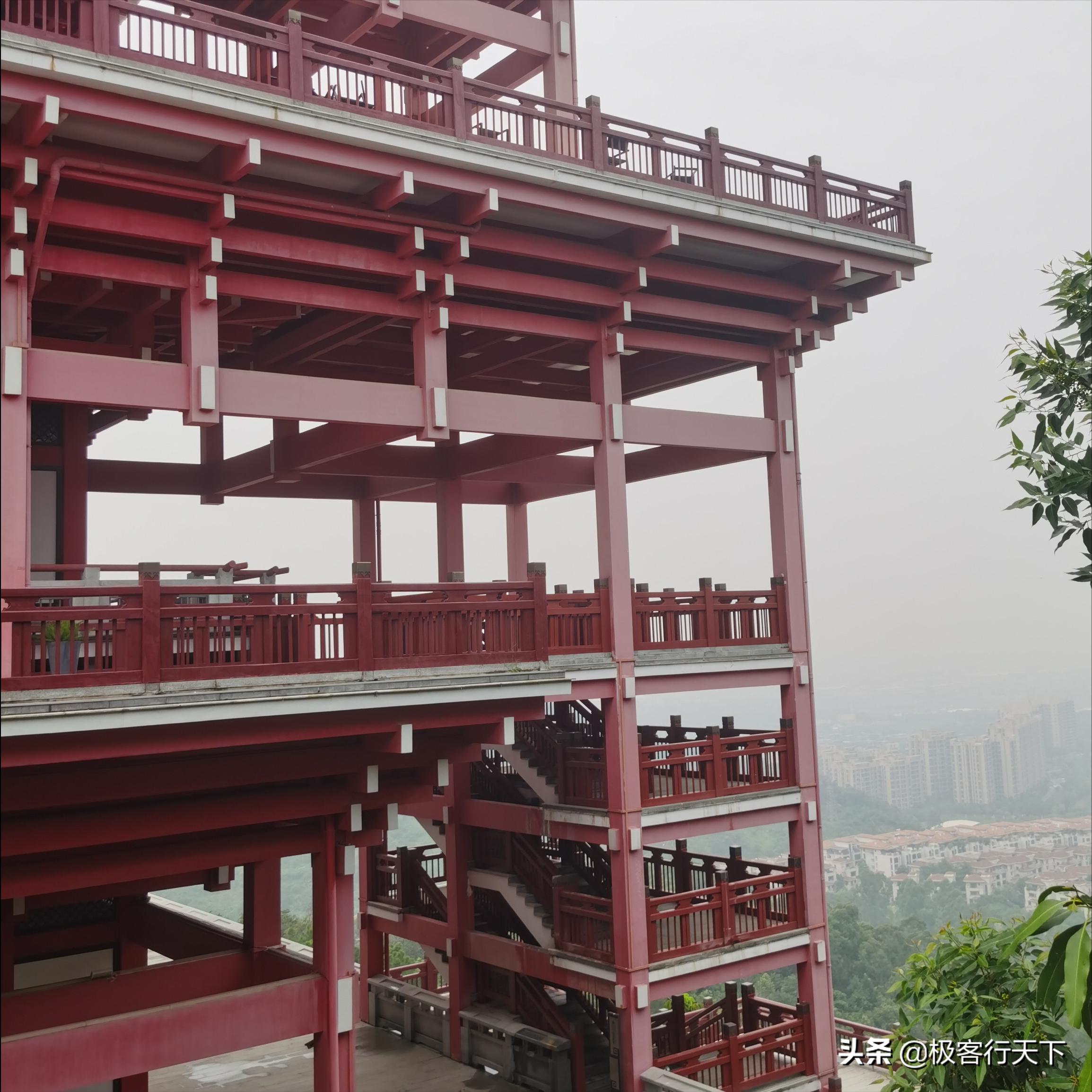 佛山展旗峰风景照,佛山展旗楼旅游