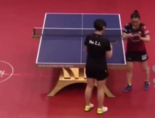 发球极有特点的伊藤美诚,伊藤美诚多样发球