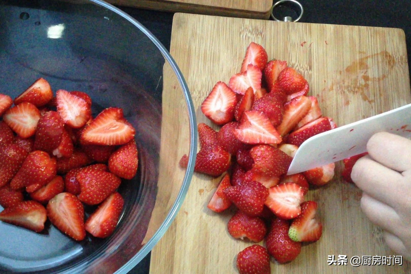 纯正浓郁的草莓酱,草莓酱有那么好吃吗