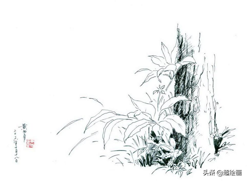 十大顶级钢笔画速写,钢笔速写100幅图片