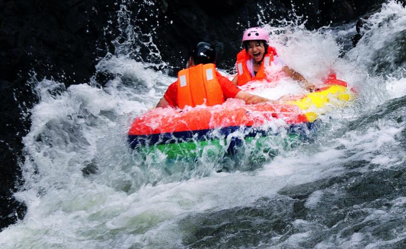 全国十大最刺激漂流,江西大觉山景区漂流