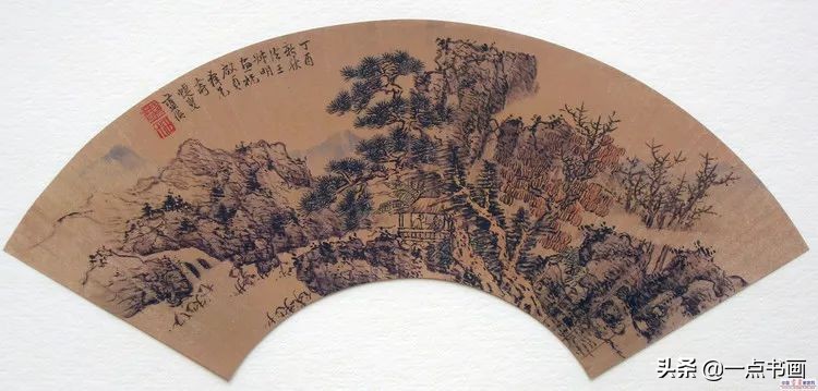明画家蓝瑛溪山幽居图,明蓝瑛山水画全集