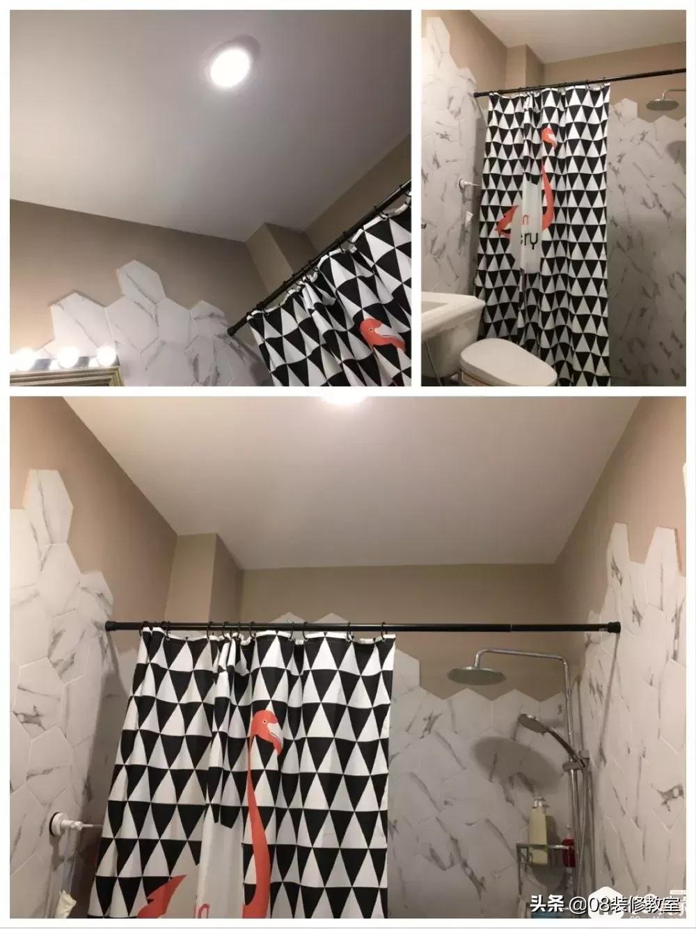 不装吊顶的厕所,入住3年卫生间依然干净如初