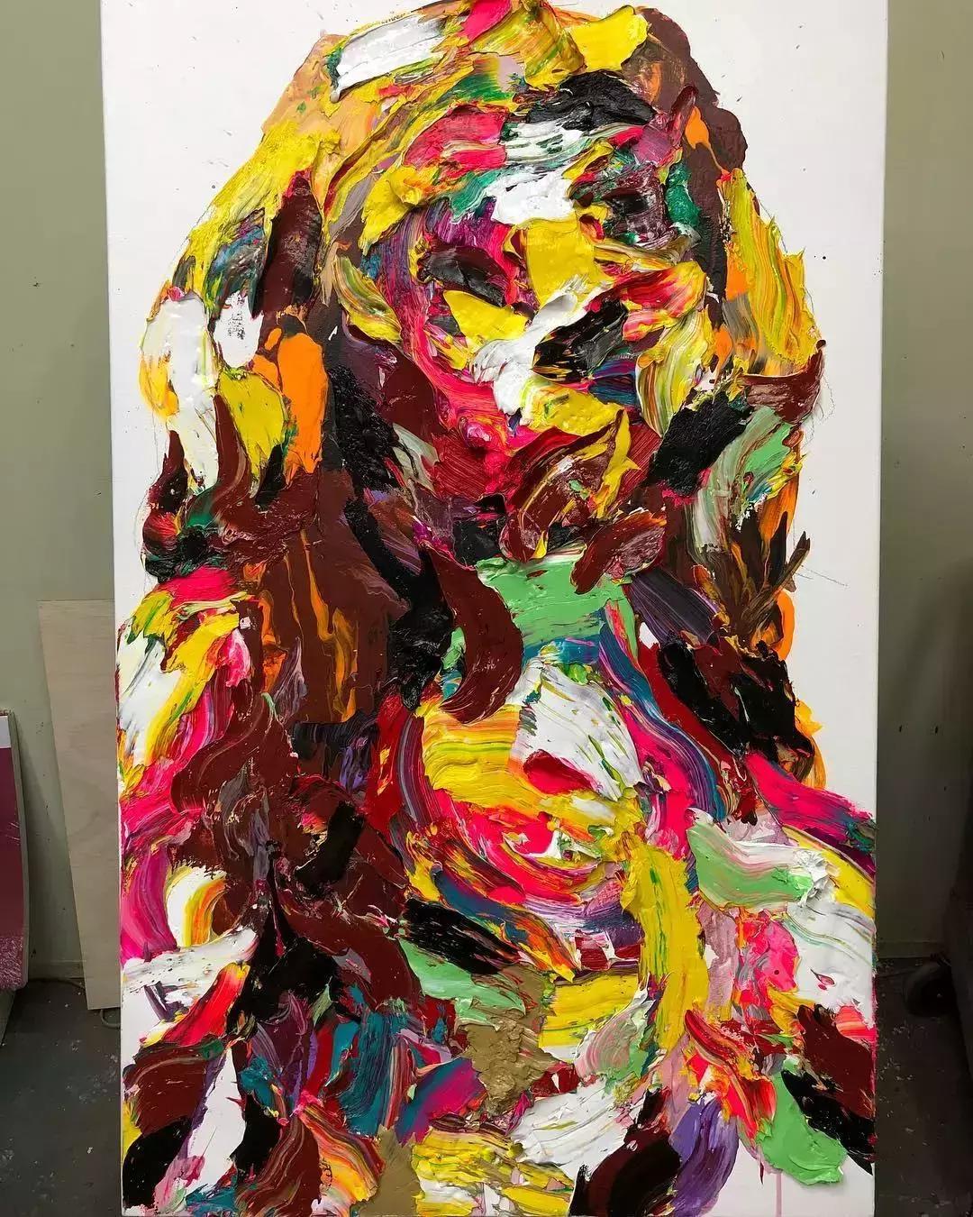 厚画的魅力！韩国shinkwangho用有张力的作品直击眼球！！！