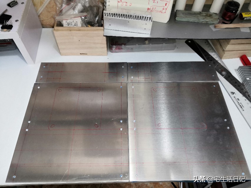 大功率功放机箱自制,功放外壳改电脑机箱