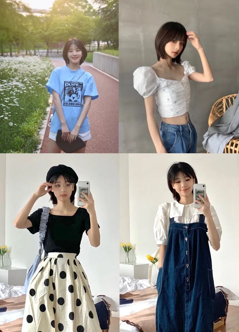 大圆脸型的女生适合剪短发,大脸女生剪短发显脸小的有哪些