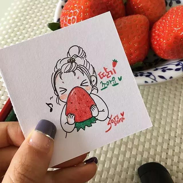 彩铅画古风人物简笔画,彩铅荷花简笔画几分钟就能学会