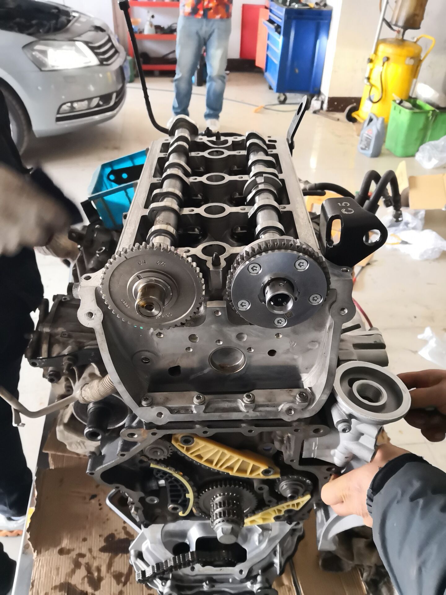 途观ea888正时链条跳齿有啥症状,途观ea888发动机正时老跳齿