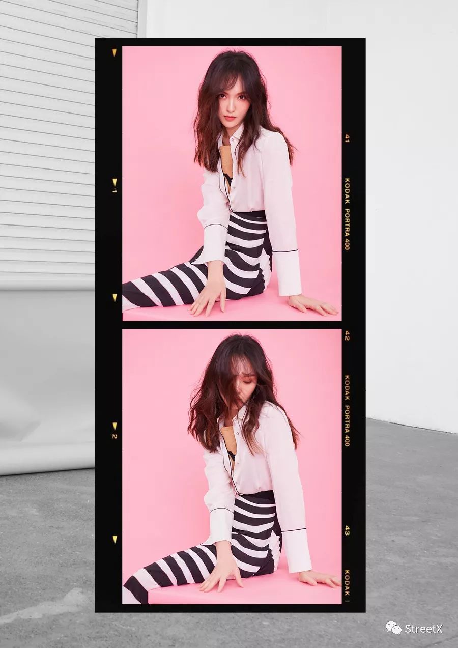 唐嫣最新的穿搭告诉你,唐嫣全黑look秀长腿