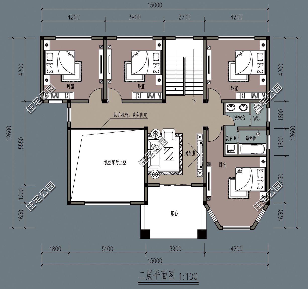 农村自建二层别墅图纸求推荐,1000套农村自建房图纸分享