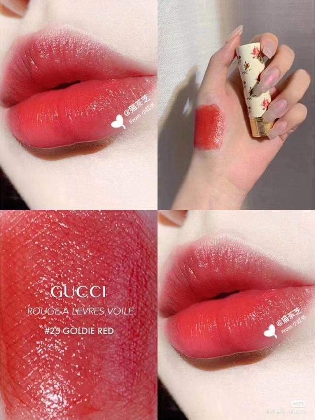 口红烂番茄色号gucci,gucci口红209试色