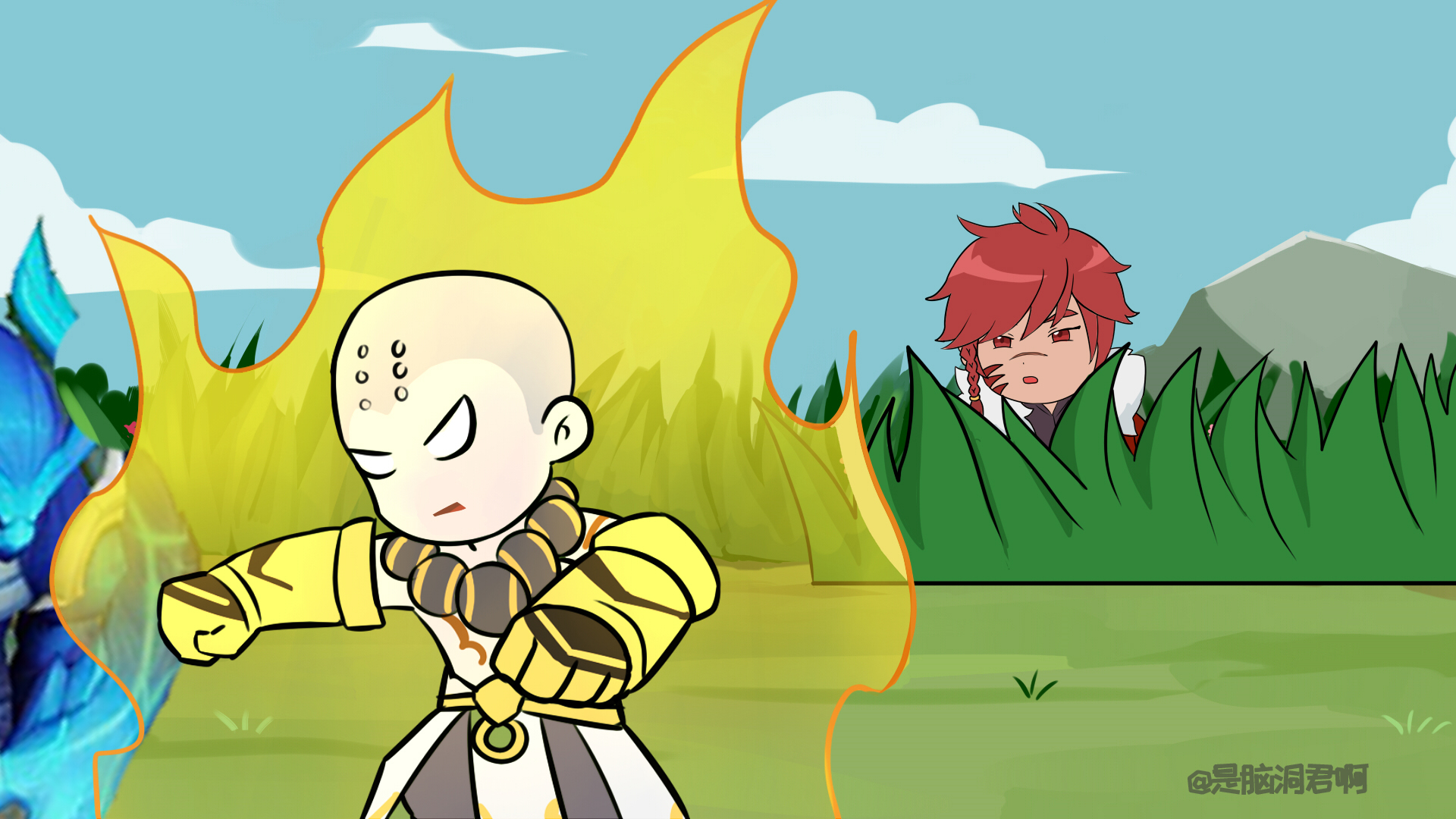 王者脑洞所兰陵王加强,王者荣耀韩信单杀守约