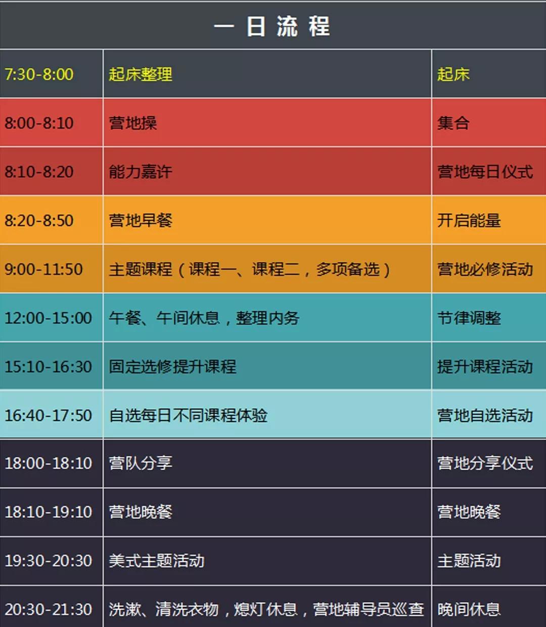 黄山夏令营军训收费价格表,新安晚报黄山夏令营