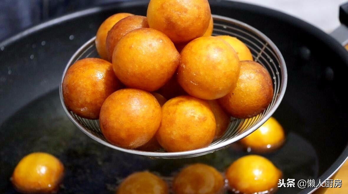炸红薯丸子怎么做才能暄软酥脆,炸红薯丸子怎么炸才会酥脆