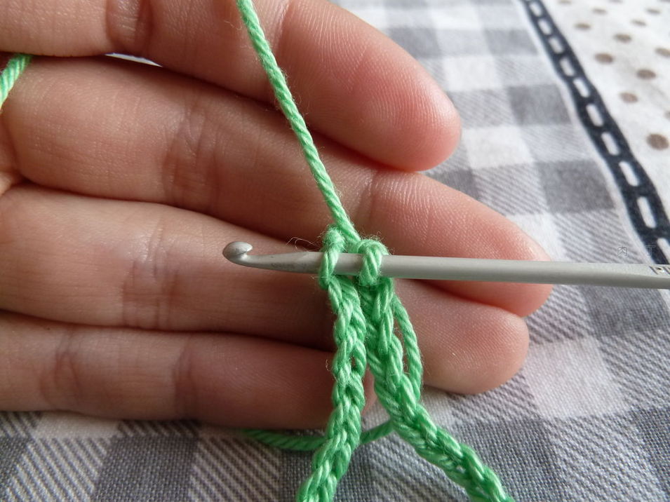 钩织护指套教程,半指分指手套钩织教程