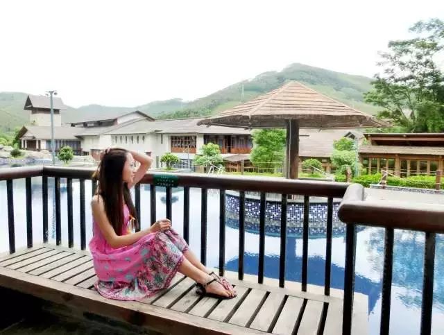 惠州博罗木屋温泉,惠州富力养生谷网红温泉度假别墅