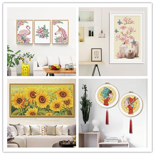 自己一针一线绣的十字绣,手残党十字绣