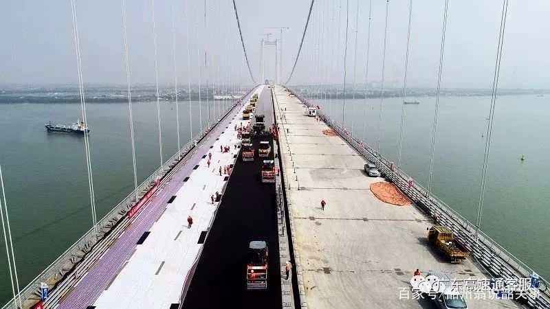 虎门二桥工程进度,虎门二桥施工现场