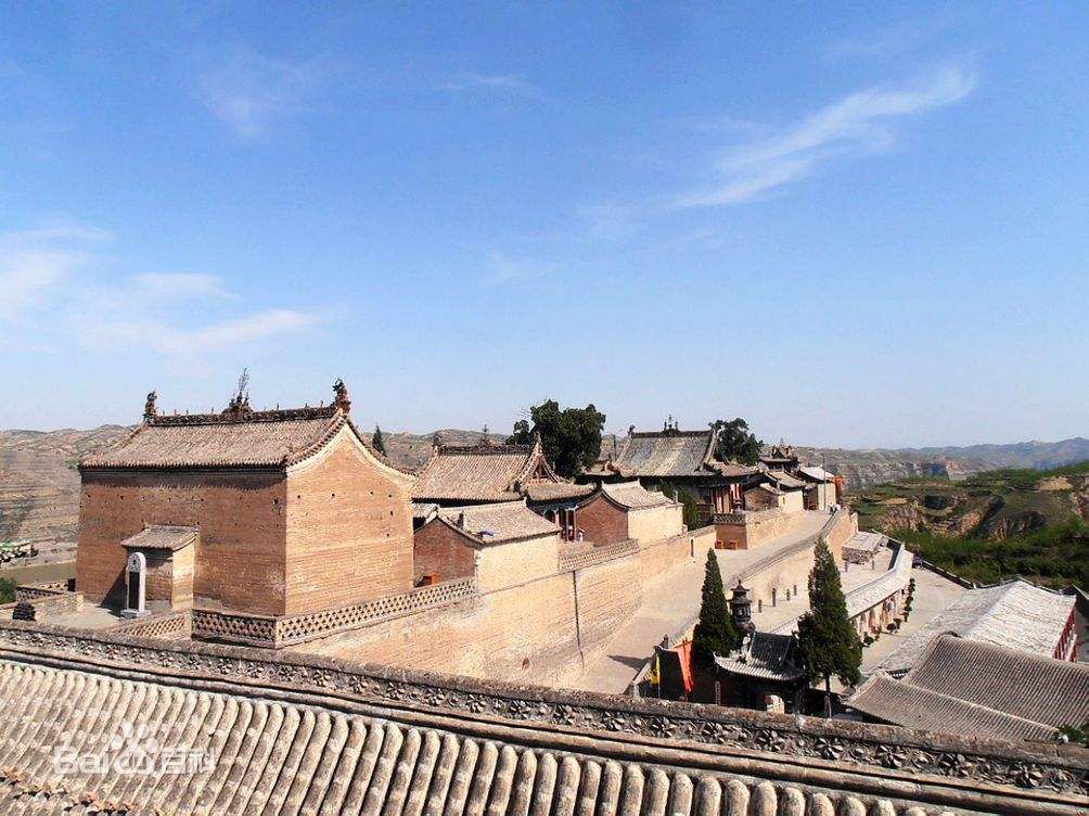 佳县白云山道观,佳县白云山