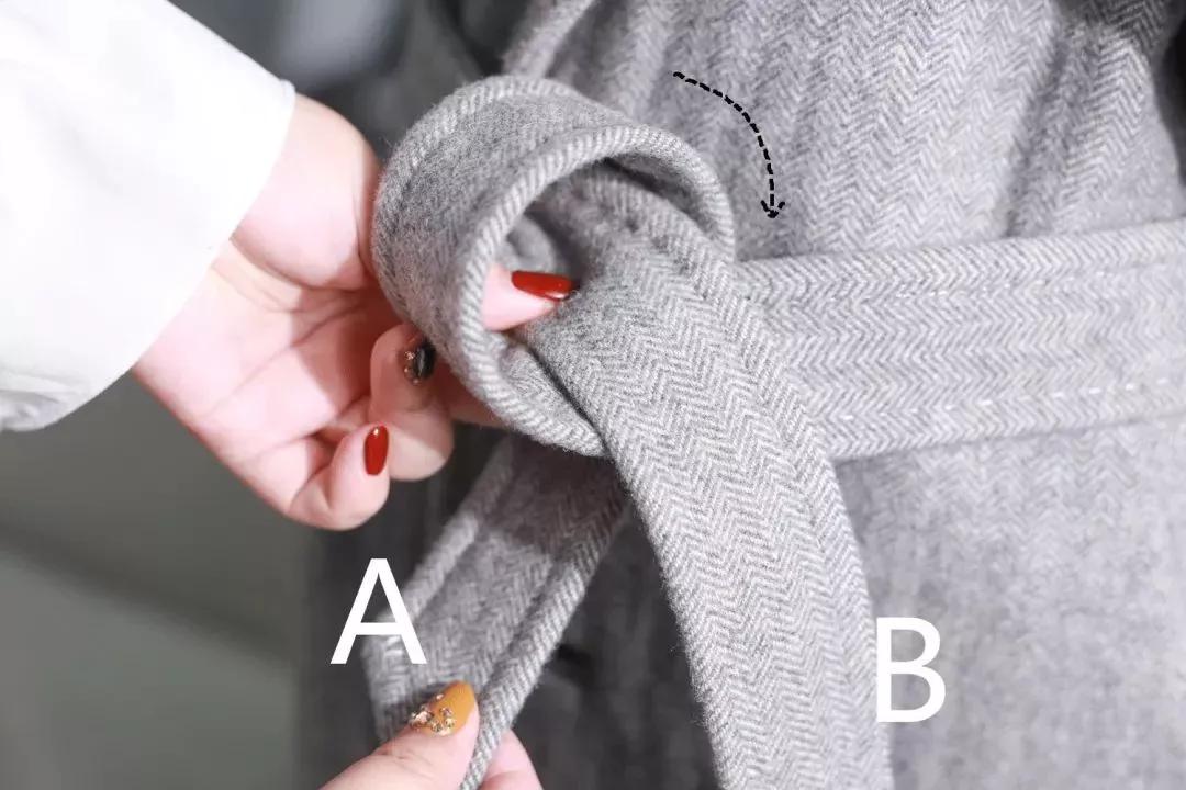 风衣后面的腰带怎么系才好看,风衣后面的腰带怎么系韩版