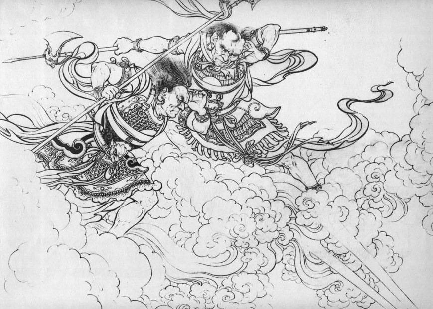 刘继卣连环画大全,刘继卣大闹天宫白描连环画原版