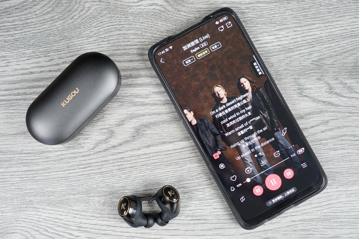 语音点歌耳机,酷狗耳挂式蓝牙耳机