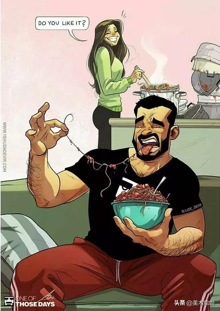 那个宠妻狂魔插画师又来秀恩爱了，这次是关于生孩子的……