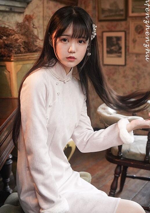 风姿绰约温婉优雅的旗袍美女,端庄大气的旗袍不一样的美