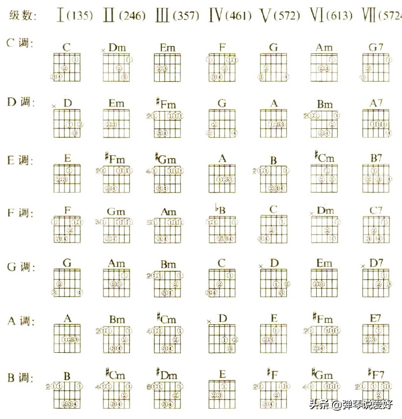 吉他简单弹唱零基础一荤一素,吉他弹唱要学会几个和弦