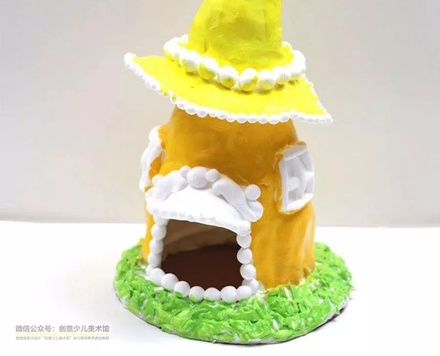 童话里的城堡儿童画,儿童画城堡创意手工