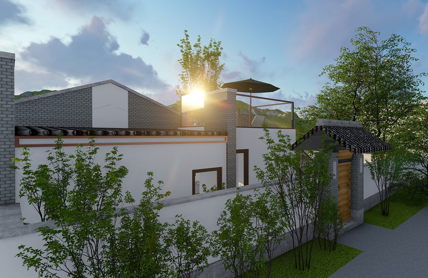 农村自建房步步高升户型别墅,如何自建大面积别墅