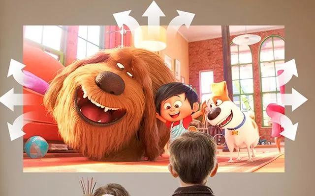 微果h6投影仪家用测评,微果h6投影仪白天流明