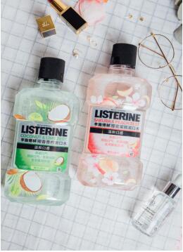 李施德林漱口水赠品怎么开盖,李施德林漱口水带货