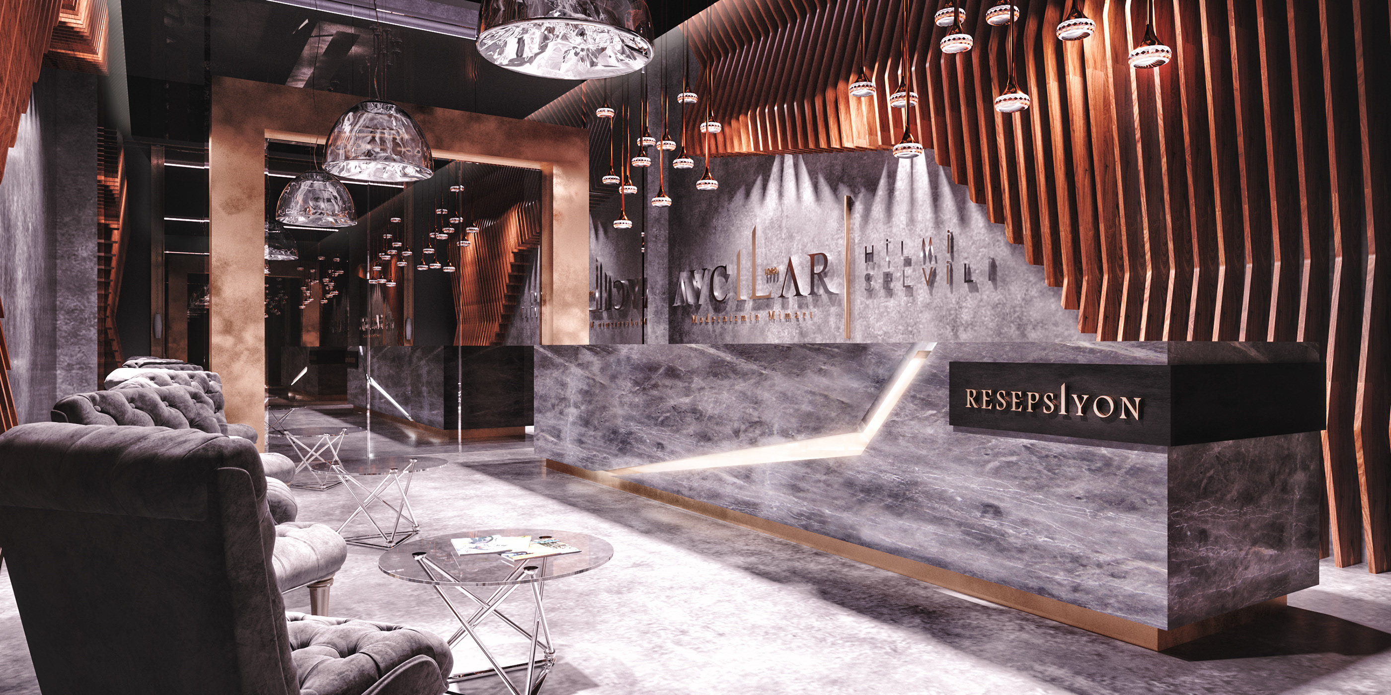 办公室前台装修设计工程,高端办公室前台装修设计展示