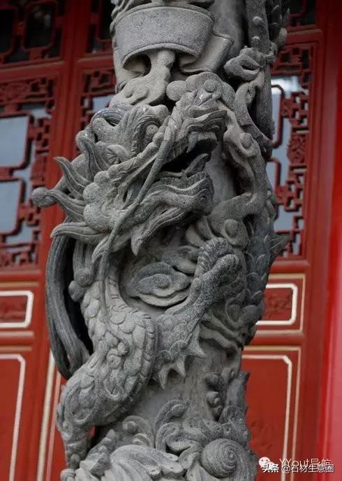 大型大理石石雕龙柱,石雕龙柱作品大全