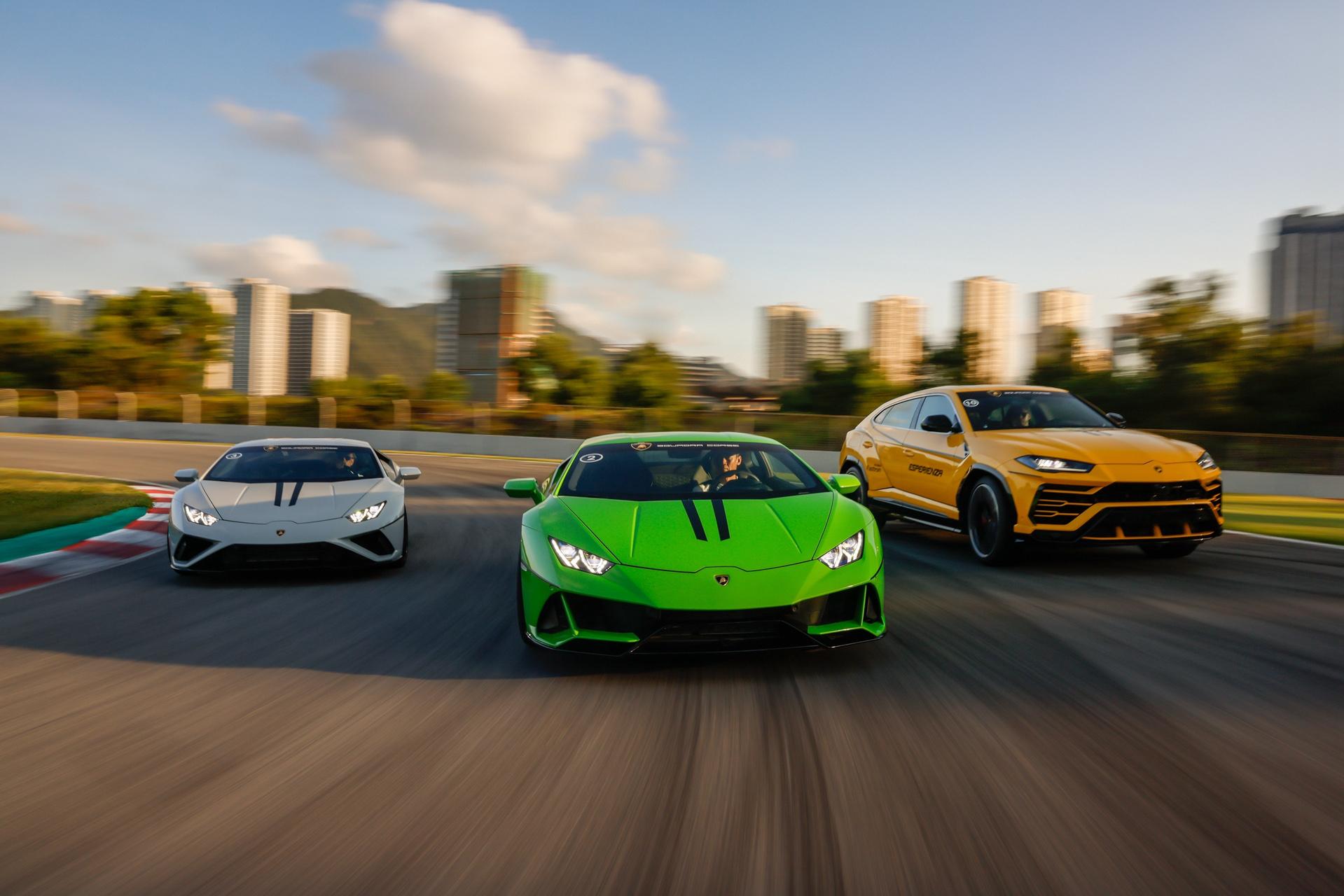 兰博基尼huracanevo赛道体验,兰博基尼huracansto珠海赛道日