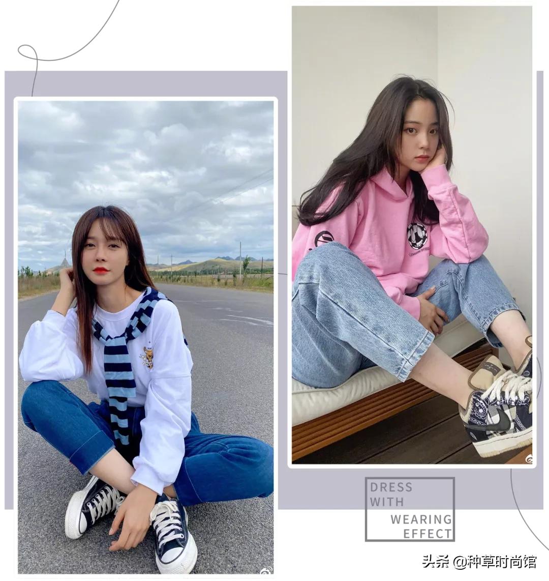秋冬新款上新卫衣穿搭,今年秋款卫衣的流行款式