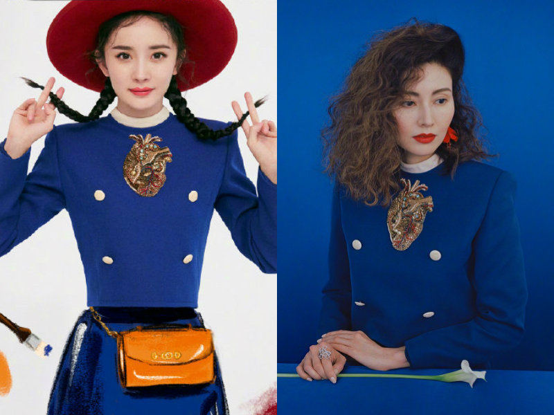 李嘉欣撞脸范冰冰,杨幂李嘉欣比美投票