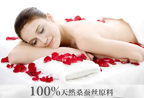 富安娜家纺100%蚕丝被夏凉被芯,被芯蚕丝被立体