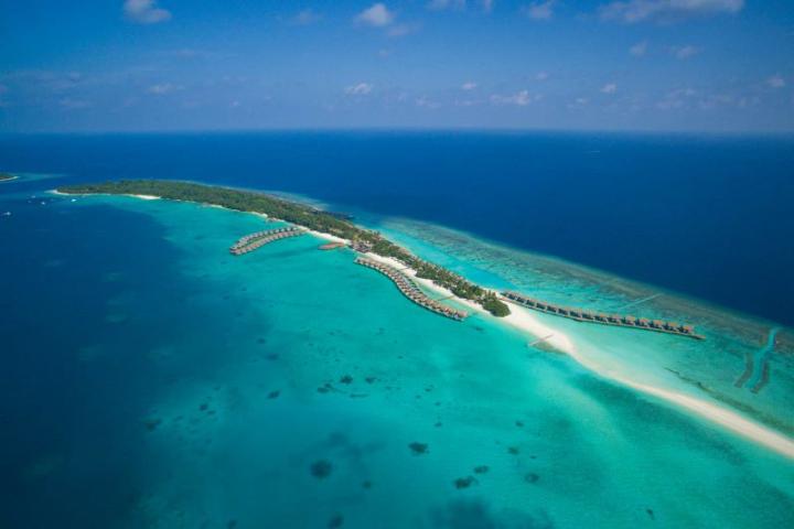 马尔代夫有拖尾沙滩的岛屿,马尔代夫有拖尾沙滩和水房的岛屿