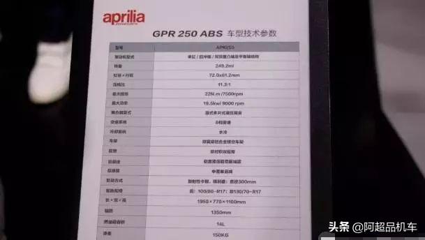 全新阿普利亚250,赛250跟阿普利亚150