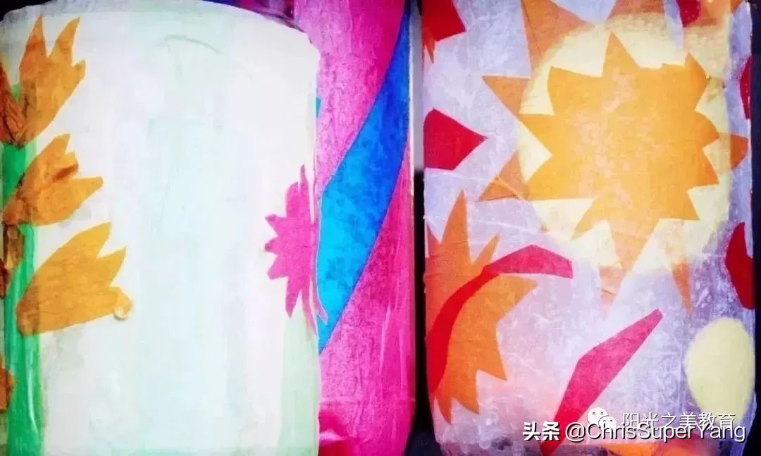 幼儿园小班元旦亲子手工立体灯笼,手工亲子灯笼