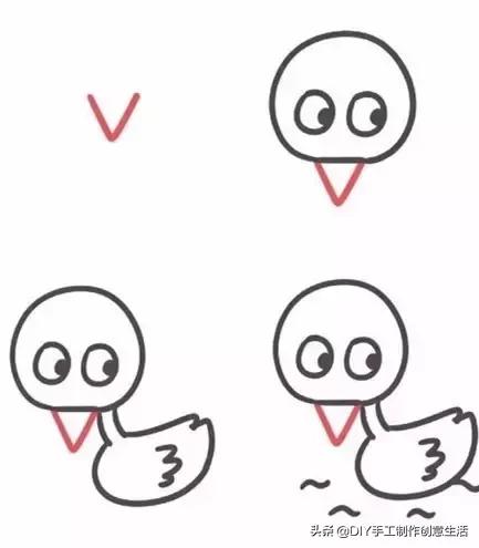 关于可爱的字母简笔画,happy字母简笔画